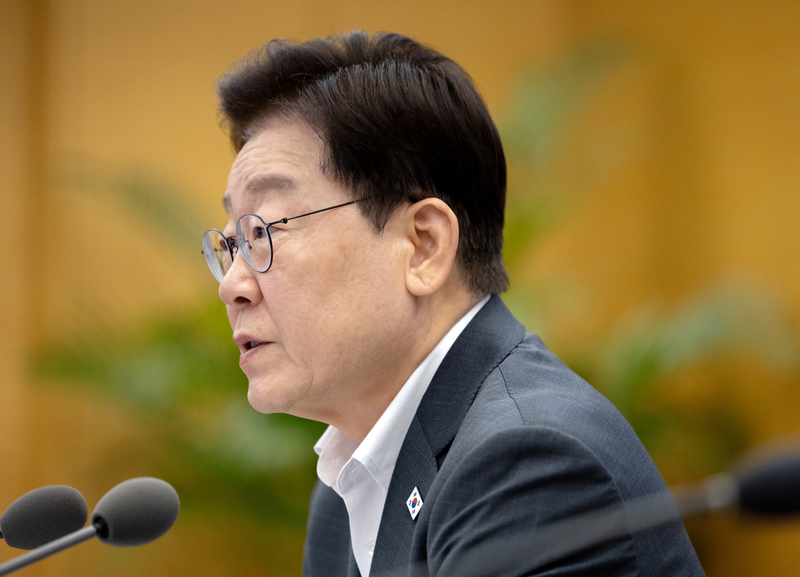 이재명 대통령이 지난 21일 청와대에서 열린 국민주권정부 제1차 반부패정책협의회에서 발언하고 있다. / 사진=연합뉴스