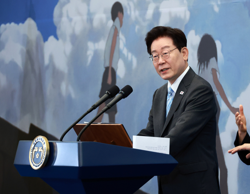 청년의 날 기념사하는 이재명 대통령 / 사진=연합뉴스