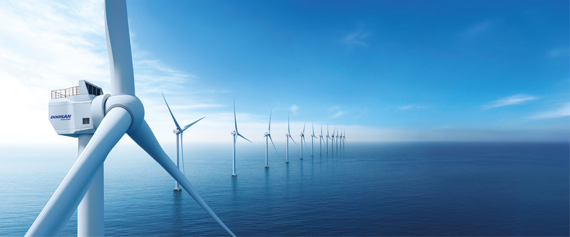 두산에너빌리티 10MW 해상풍력 발전기