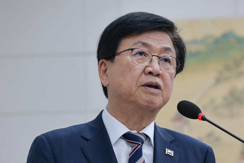 오늘(7일) 국회 교육위원회에서 열린 교육부, 국가교육위원회 등에 대한 국정감사에서 최교진 교육부 장관이 업무보고 하고 있다. / 사진=연합뉴스