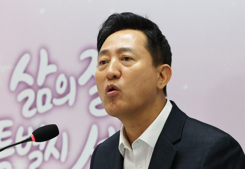 오세훈 서울시장이 취임 100일 기자간담회에서 취재진의 질문에 답변하고 있다. 2026.10.7 / 사진=연합뉴스