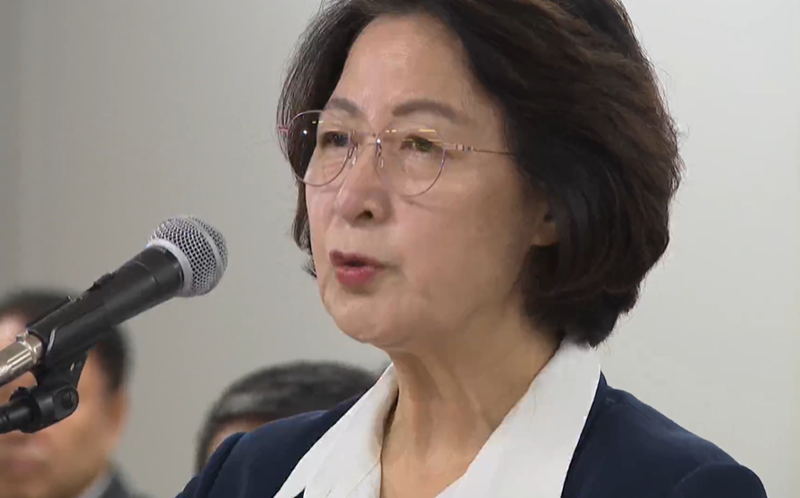 지난 13일 국회 행정안전위원회의 경기도 국정감사에 출석한 추미애 경기도지사 / 사진 = MBN