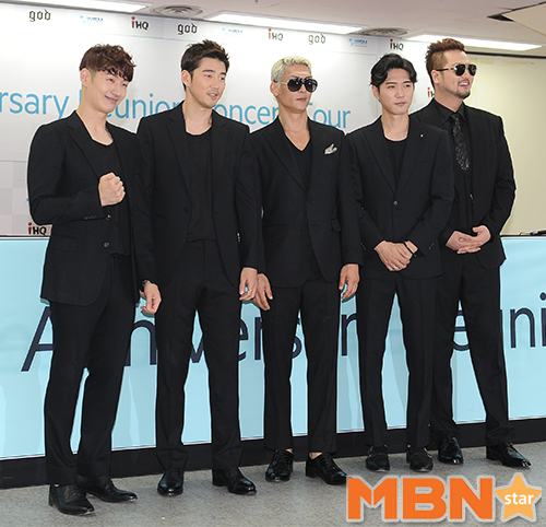god `12년만에 감격스러운 완전체 컴백` [MBN포토]