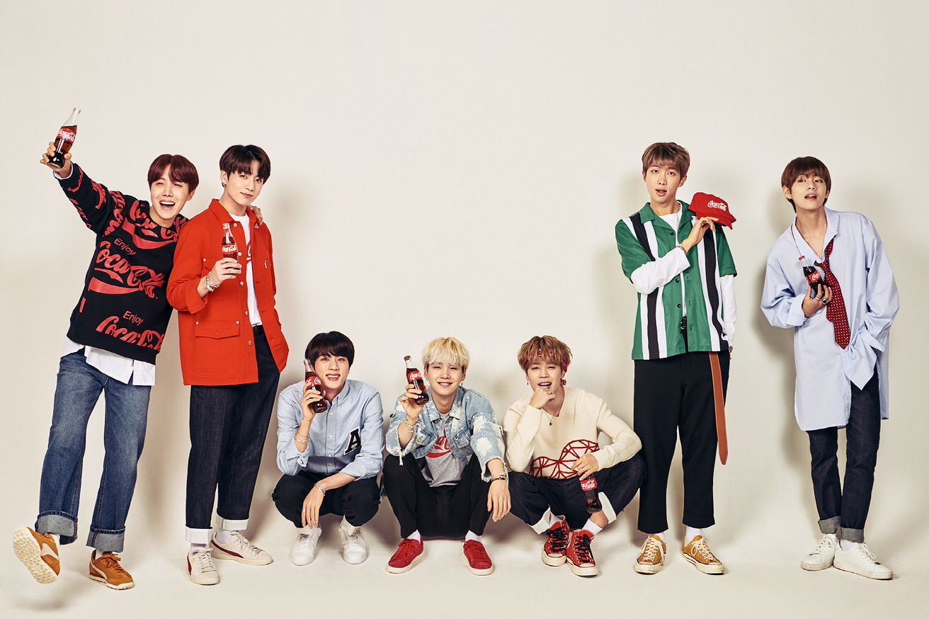 방탄소년단 제32회 골든디스크 시상식 참석 모습. 사진=천정환 기자