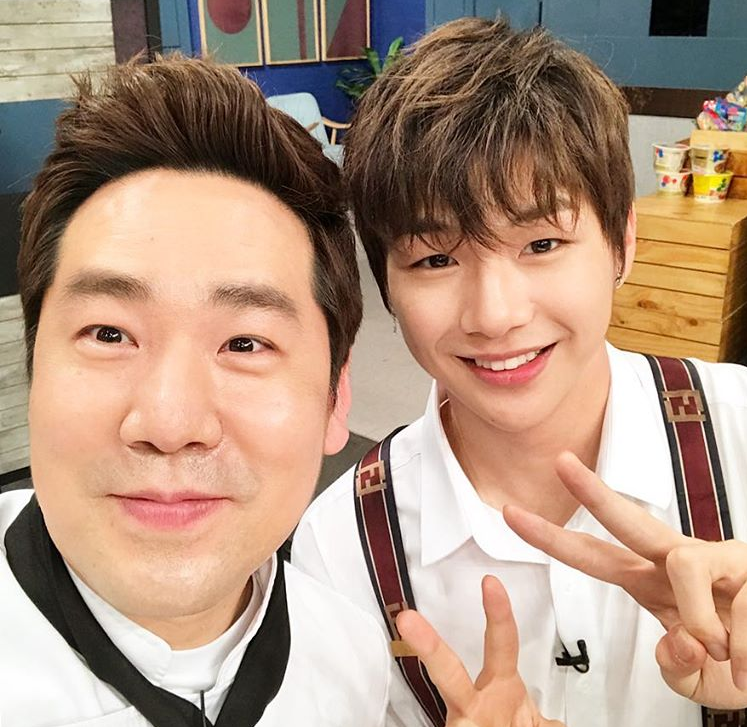 샘킴, 강다니엘. 사진|샘킴 SNS