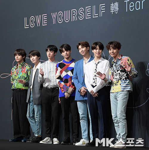 컴백 방탄소년단 LOVE YOURSELF 轉 ‘Tear’의 기자간담회 사진=MK스포츠 천정환 기자
