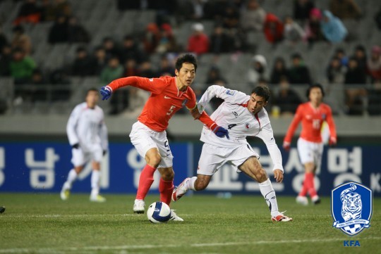 2008년 한국-칠레 A매치 모습. 사진=대한축구협회 제공