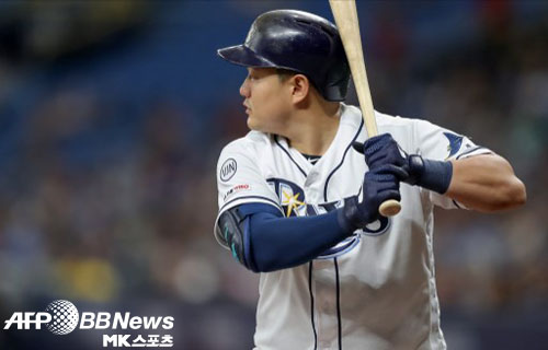 최지만이 큰 부상을 면했다. 사진=ⓒAFPBBNews = News1