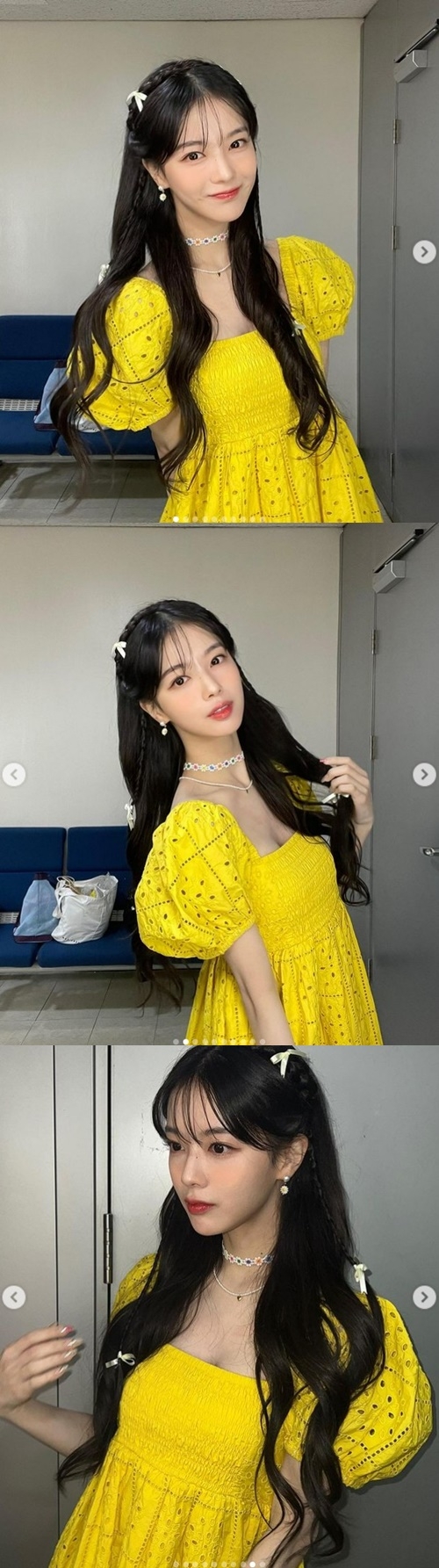 노정의, 화사한 여신 비주얼…은근 볼륨감으로 섹시美 ‘깜짝’[M+★SNS]